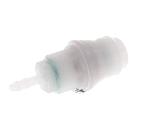PVDF DN 5 Coupling Socket 4 mm Hose Pillar