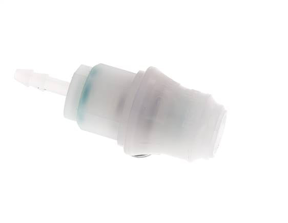 PVDF DN 5 Coupling Socket 4 mm Hose Pillar