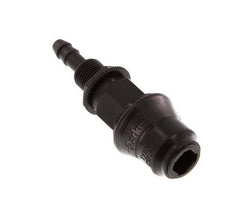 POM DN 5 Coupling Socket 6 mm Hose Pillar Bulkhead