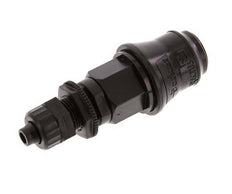 POM DN 5 Coupling Socket 6x8 mm Union Nut Bulkhead