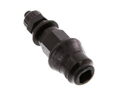 POM DN 5 Coupling Socket 6x8 mm Union Nut Bulkhead