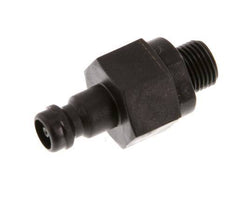 POM DN 5 Coupling Plug G 1/8 inch Male Threads Double Shut-Off