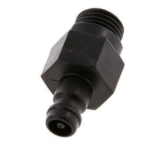 POM DN 5 Coupling Plug G 1/4 inch Male Threads Double Shut-Off