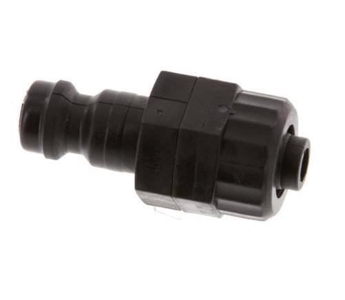 POM DN 5 Coupling Plug 6x8 mm Union Nut
