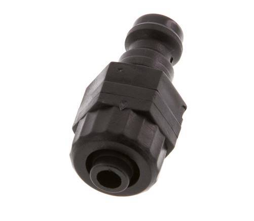 PVDF DN 5 Coupling Plug 6x8 mm Union Nut