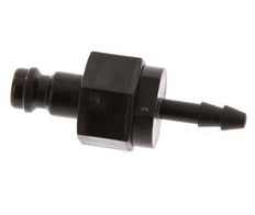 POM DN 5 Coupling Plug 4 mm Hose Pillar Double Shut-Off