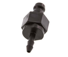 POM DN 5 Coupling Plug 4 mm Hose Pillar Double Shut-Off