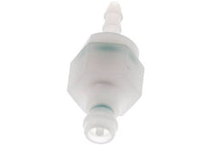 PVDF DN 5 Coupling Plug 4 mm Hose Pillar Double Shut-Off