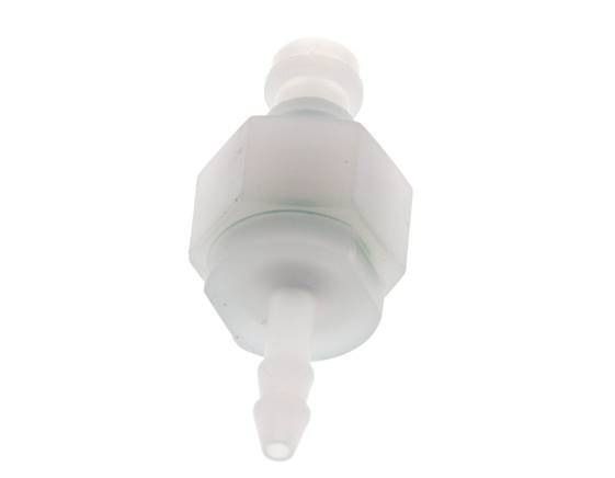 PVDF DN 5 Coupling Plug 4 mm Hose Pillar Double Shut-Off