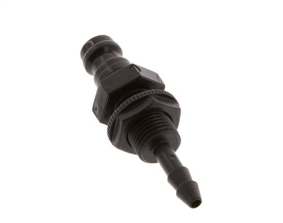POM DN 5 Coupling Plug 4 mm Hose Pillar Bulkhead