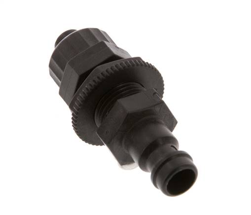 POM DN 5 Coupling Plug 6x8 mm Union Nut Bulkhead