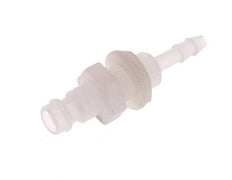 PVDF DN 5 Coupling Plug 4 mm Hose Pillar Bulkhead
