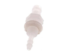 PVDF DN 5 Coupling Plug 4 mm Hose Pillar Bulkhead