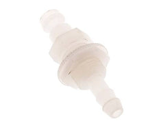 PVDF DN 5 Coupling Plug 6 mm Hose Pillar Bulkhead