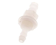 PVDF DN 5 Coupling Plug 6 mm Hose Pillar Bulkhead