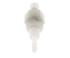 PVDF DN 5 Coupling Plug 4 mm Hose Pillar Bulkhead Double Shut-Off