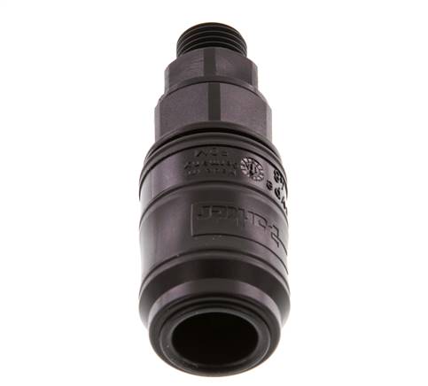 POM DN 7.2 Coupling Socket G 1/4 inch Male Threads