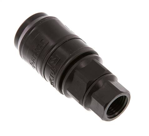 POM DN 7.2 Coupling Socket G 1/4 inch Female Threads
