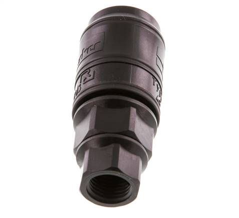 POM DN 7.2 Coupling Socket G 1/4 inch Female Threads