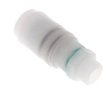 PVDF DN 7.2 Coupling Socket G 3/8 inch Male Threads