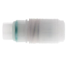 PVDF DN 7.2 Coupling Socket G 1/4 inch Female Threads