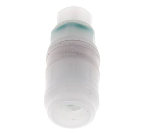 PVDF DN 7.2 Coupling Socket G 1/4 inch Female Threads