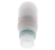 PVDF DN 7.2 Coupling Socket G 1/4 inch Female Threads