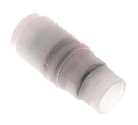 PVDF DN 7.2 Coupling Socket G 3/8 inch Female Threads
