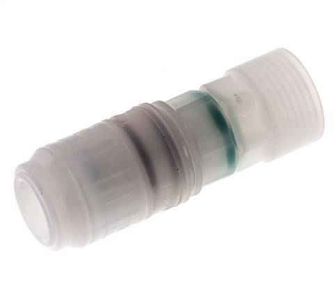 PVDF DN 7.2 Coupling Socket G 1/2 inch Female Threads