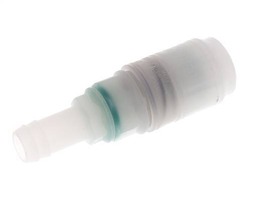 PVDF DN 7.2 Coupling Socket 13 mm Hose Pillar