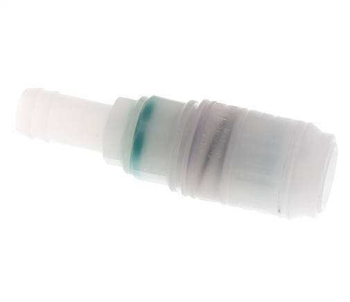 PVDF DN 7.2 Coupling Socket 13 mm Hose Pillar