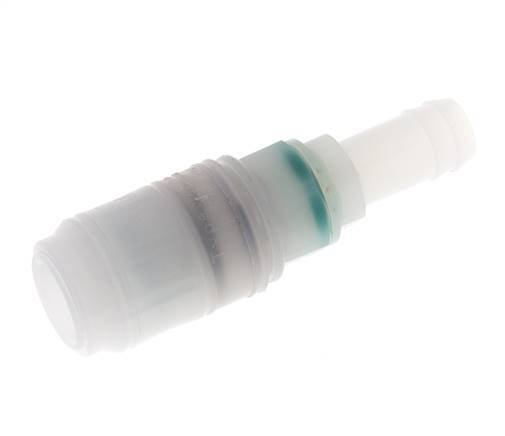 PVDF DN 7.2 Coupling Socket 13 mm Hose Pillar