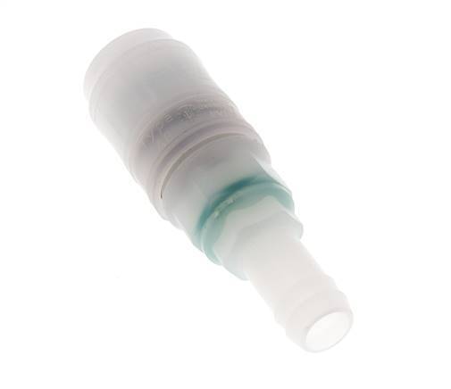 PVDF DN 7.2 Coupling Socket 13 mm Hose Pillar