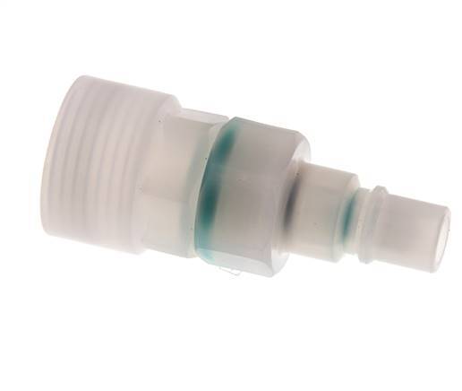 PVDF DN 7.2 Coupling Plug G 1/2 inch Female Threads