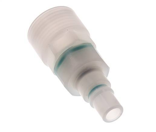 PVDF DN 7.2 Coupling Plug G 1/2 inch Female Threads