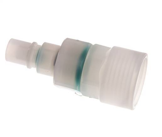 PVDF DN 7.2 Coupling Plug G 1/2 inch Female Threads