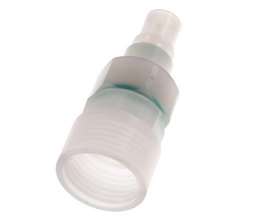 PVDF DN 7.2 Coupling Plug G 1/2 inch Female Threads