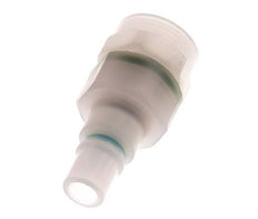 PVDF DN 7.2 Coupling Plug G 3/8 inch Female Threads Double Shut-Off