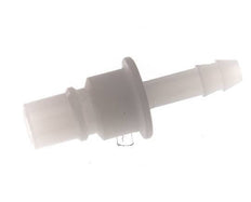 PVDF DN 7.2 Coupling Plug 6 mm Hose Pillar