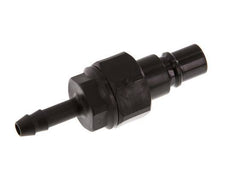 POM DN 7.2 Coupling Plug 6 mm Hose Pillar Double Shut-Off