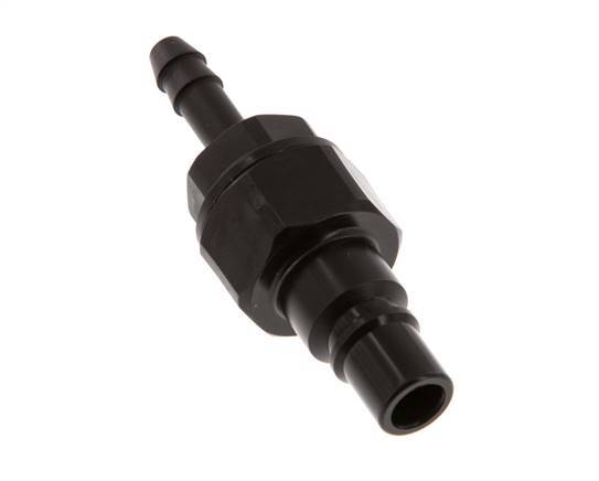 POM DN 7.2 Coupling Plug 6 mm Hose Pillar Double Shut-Off