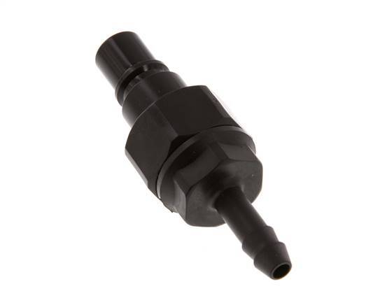 POM DN 7.2 Coupling Plug 6 mm Hose Pillar Double Shut-Off