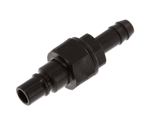 POM DN 7.2 Coupling Plug 9 mm Hose Pillar Double Shut-Off