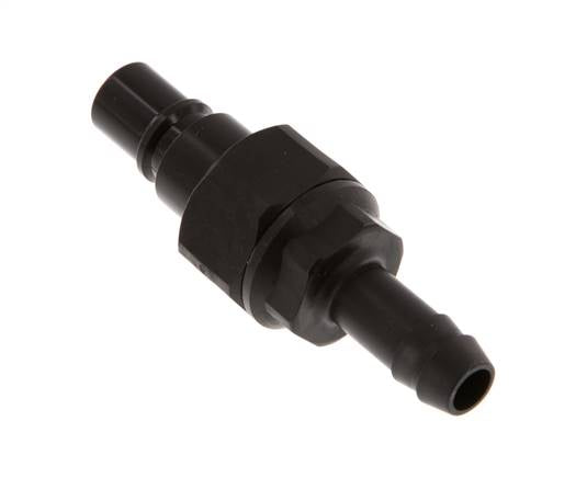 POM DN 7.2 Coupling Plug 9 mm Hose Pillar Double Shut-Off