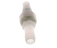 PVDF DN 7.2 Coupling Plug 13 mm Hose Pillar Double Shut-Off