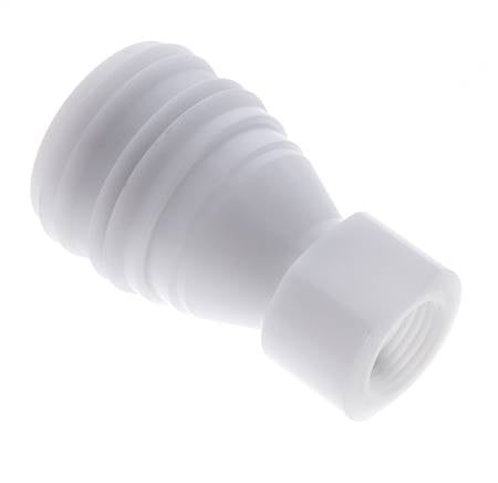 POM DN 12.5 Hydraulic Coupling Socket G 1/2 inch Female Threads ISO 7241-1 B