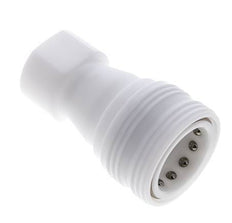 POM DN 25 Hydraulic Coupling Socket G 1 inch Female Threads ISO 7241-1 B