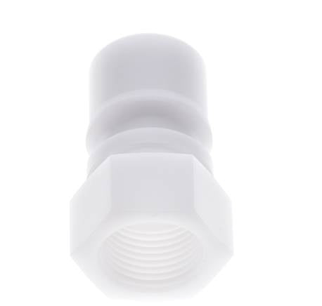 POM DN 10 Hydraulic Coupling Plug G 3/8 inch Female Threads ISO 7241-1 B