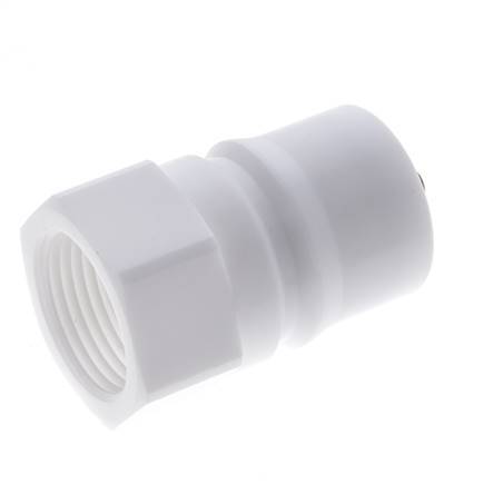 POM DN 25 Hydraulic Coupling Plug G 1 inch Female Threads ISO 7241-1 B