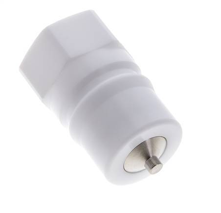 POM DN 25 Hydraulic Coupling Plug G 1 inch Female Threads ISO 7241-1 B